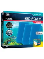 Fluval AC50 FOAM FILTER INSERT BLUE 30PPI 3PK