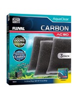 Fluval AC50 ACTIVE CARBON INSERT VALUE 3 PK