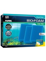 Fluval AC70 FOAM FILTER INSERT BLUE 30PPI 3PK