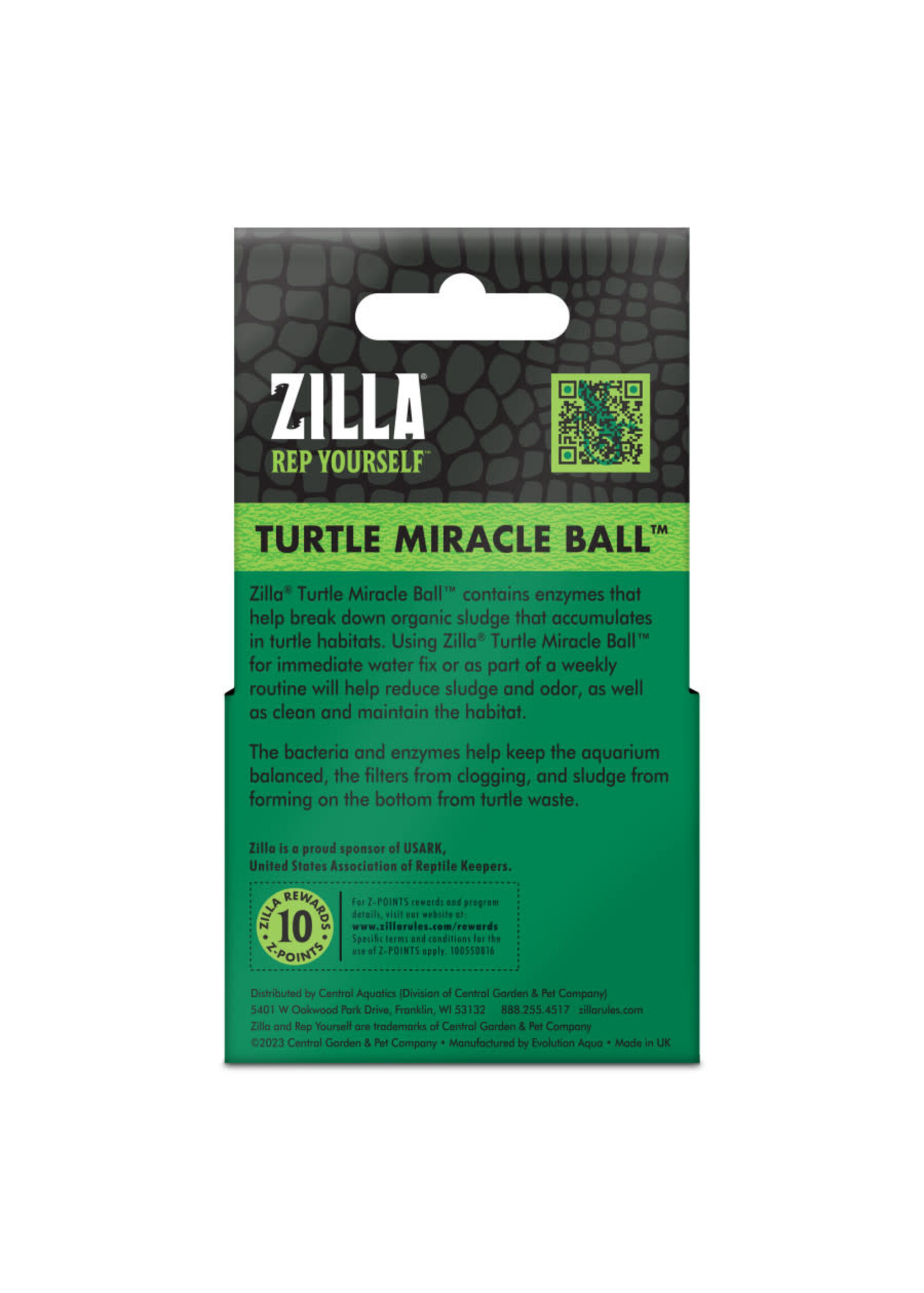 Zilla TURTLE MIRACLE BALL 1 PK