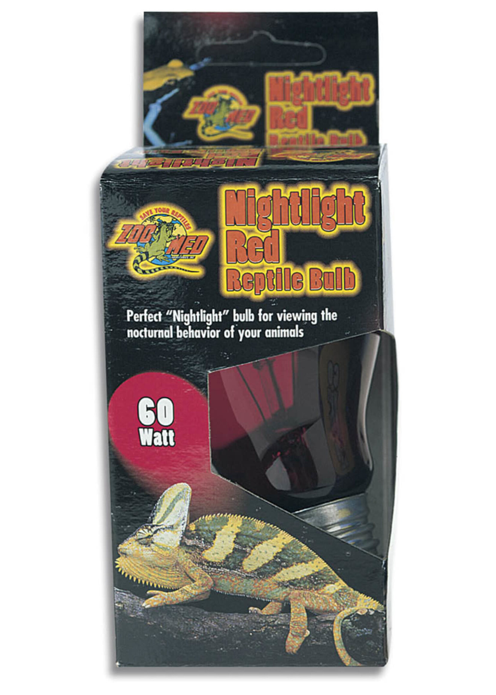 Zoo Med BULB NIGHTLIGHT RED 60 W