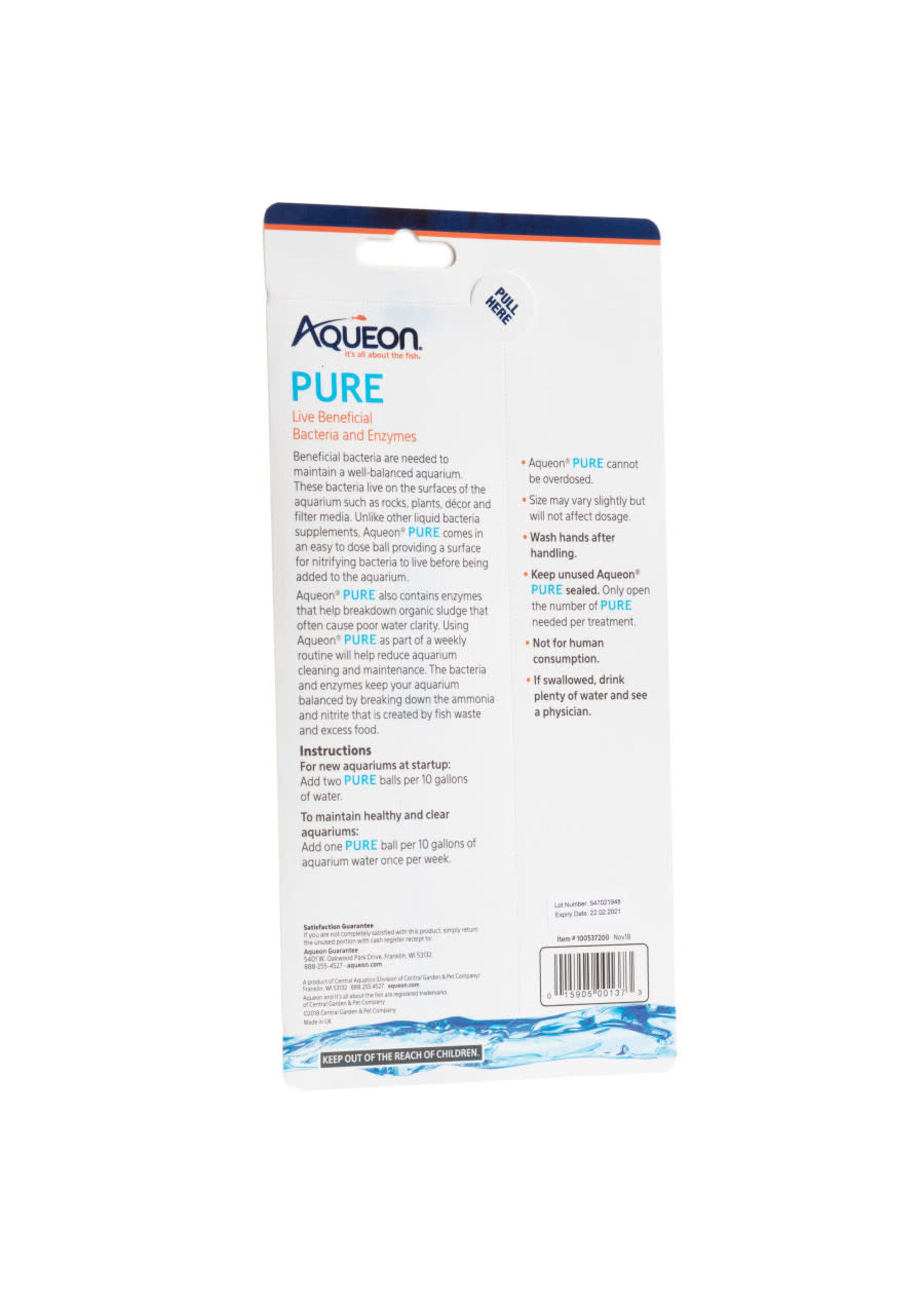 Aqueon PURE BACTERIA 10G 12 PK