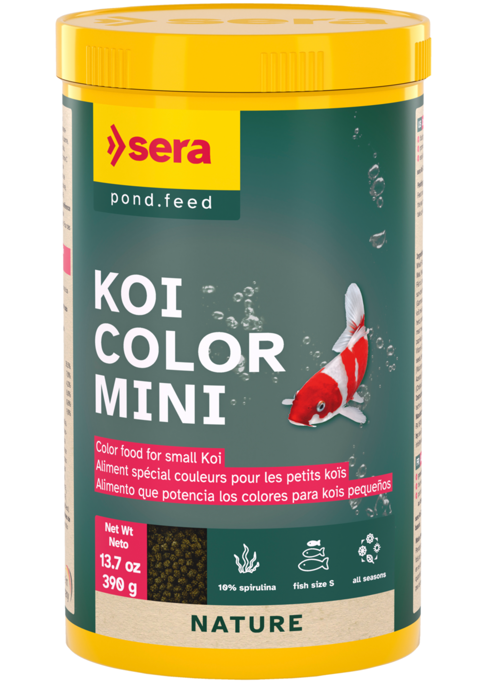 Sera POND COLOR NATURE MINI 13.7 OZ