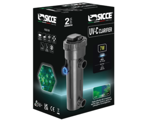 SICCE UV-C 7 WATT CLARIFIER - The Hidden Reef, Inc