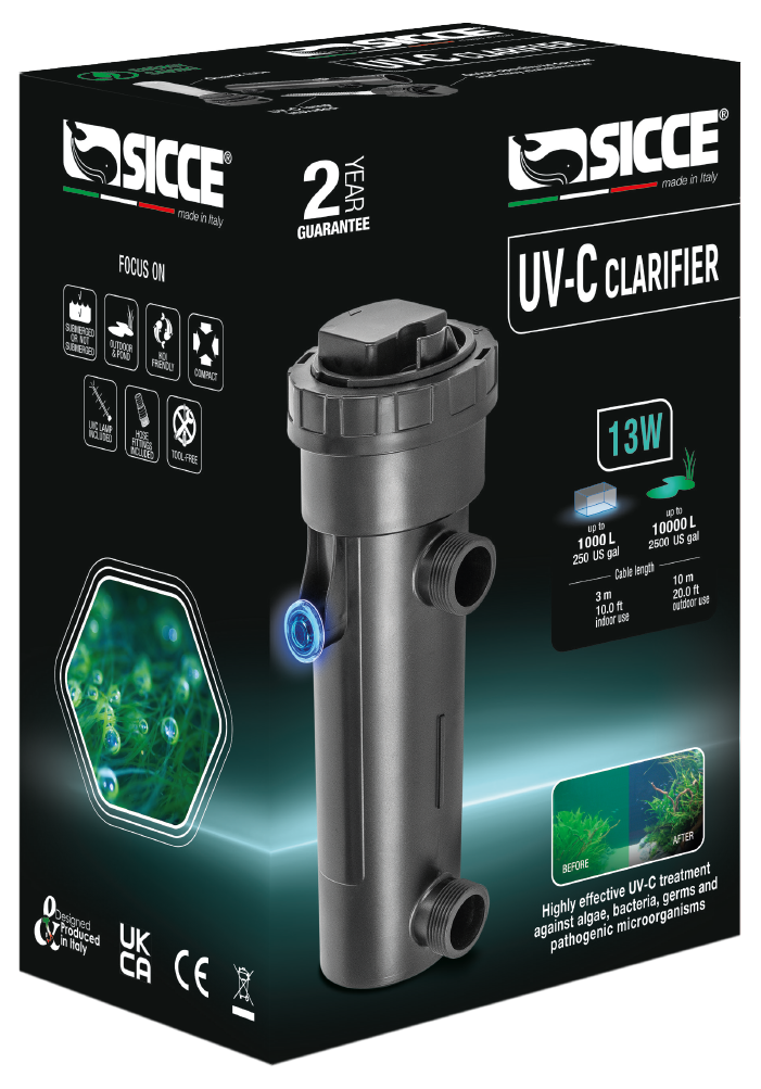SICCE UV-C 13 WATT CLARIFIER - The Hidden Reef, Inc SICCE UV-C 13 WATT CLARIFIER - The Hidden Reef, Inc
