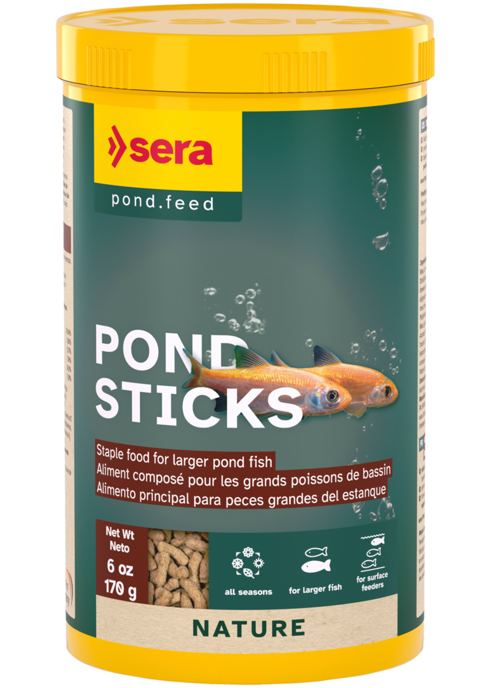 Sera POND GRANULAT NATURE 6 OZ