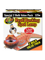 Zoo Med BULB BASKING SPOT 125 WATT 2 PACK