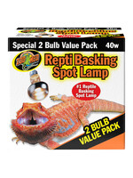 Zoo Med BULB BASKING SPOT 40 WATT 2 PACK