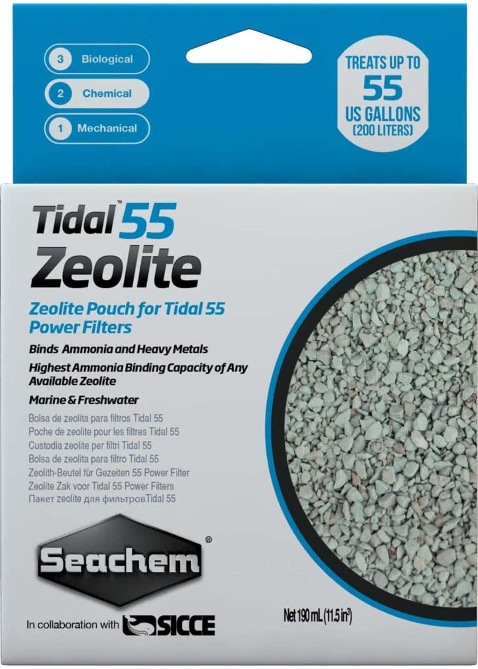 Seachem TIDAL  ZEOLITE 55