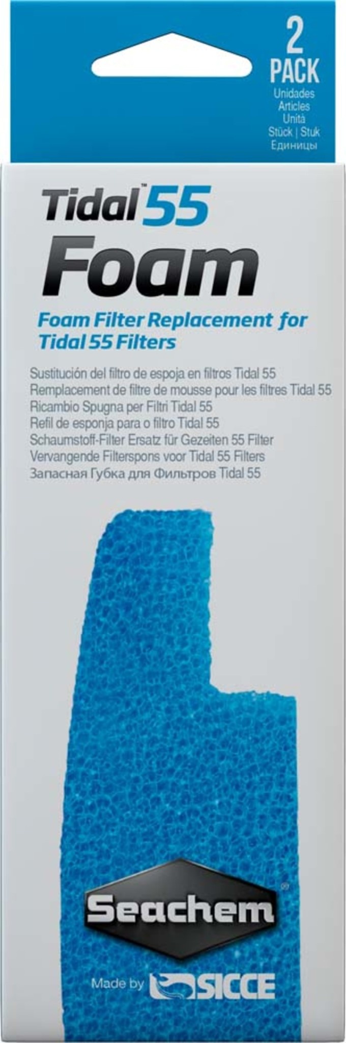 TIDAL 55 FOAM 2 PK