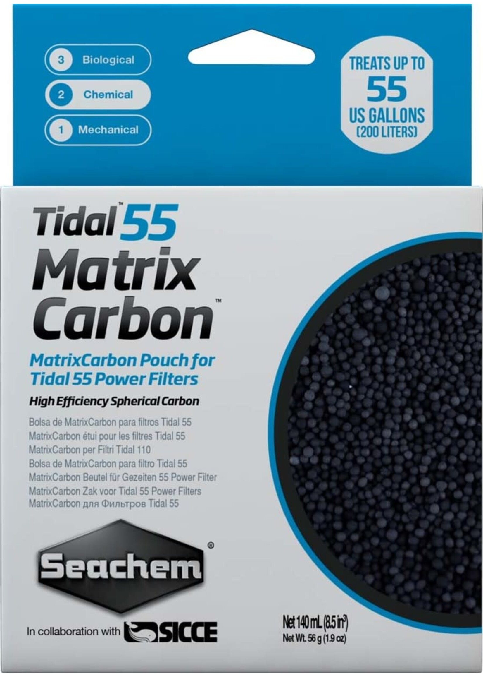 Seachem TIDAL 55 MATRIX CARBON