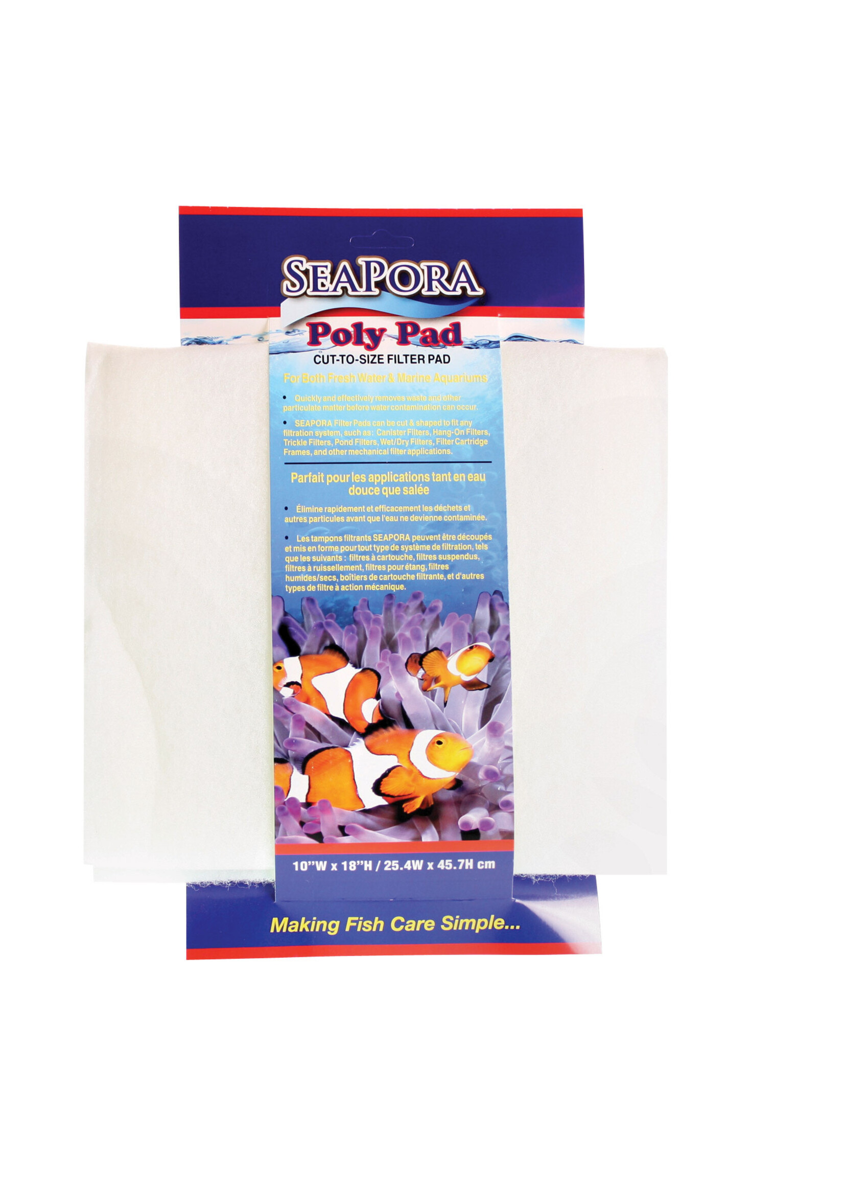 POLY FILTER PADS 18X10