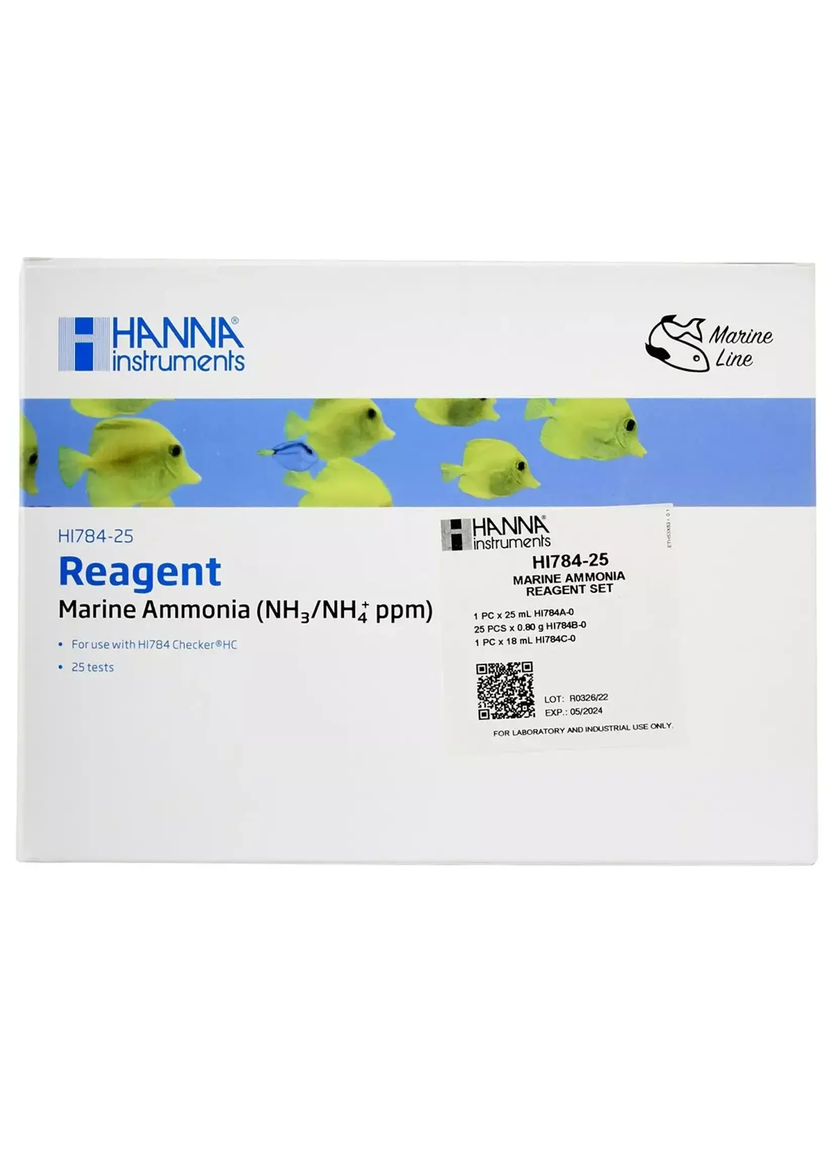 Hanna Instruments HANNA REAGENT AMMONIA  25 TEST
