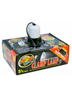 Zoo Med PORCELAIN CLAMP LAMP W DOME 5.5" BL