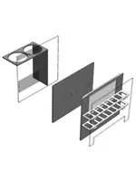 FIJI CUBE SUMP BAFFLE KIT 29 GALLON AQUEON