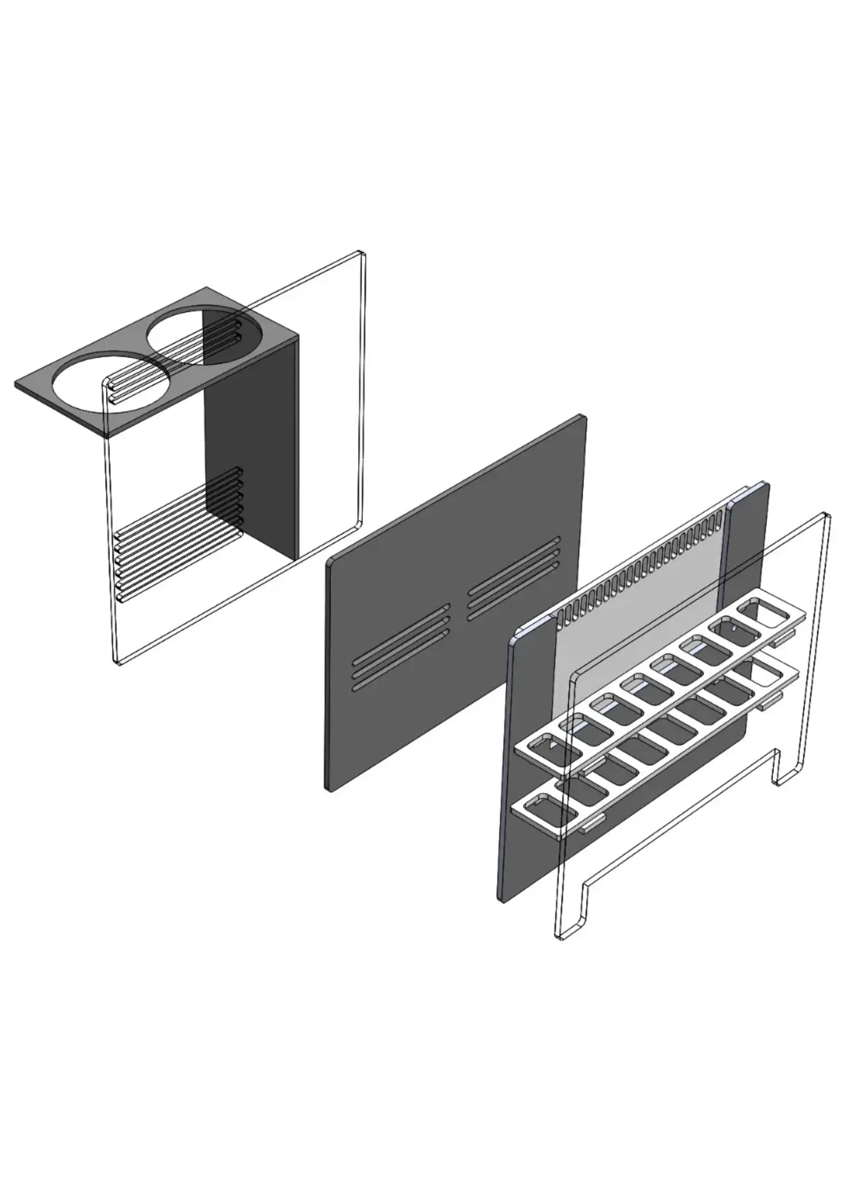 FIJI CUBE SUMP BAFFLE KIT 29 GALLON AQUEON
