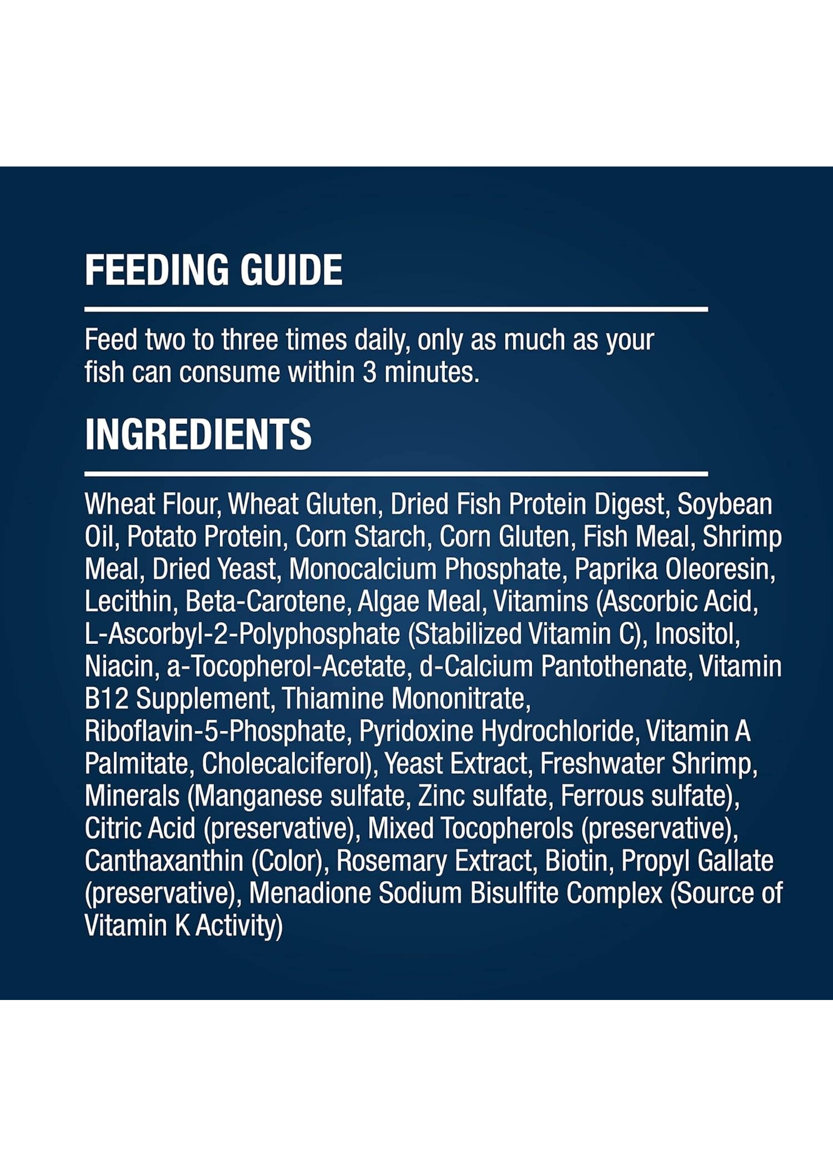 Tetra GOLDFISH WORM SHAPED BITES 2.46OZ