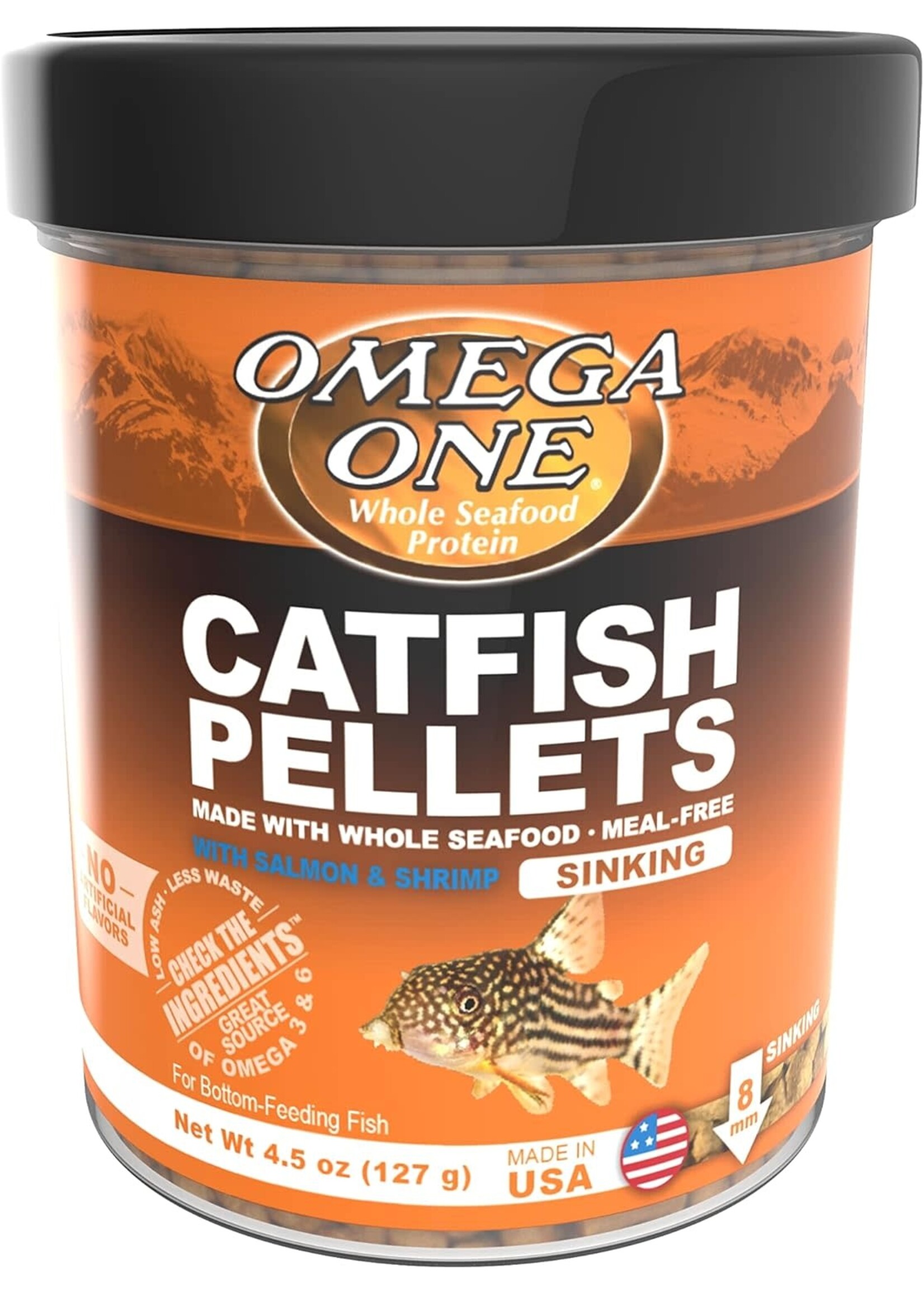 Omega One Aquatics CATFISH PELLETS 4.5 OZ