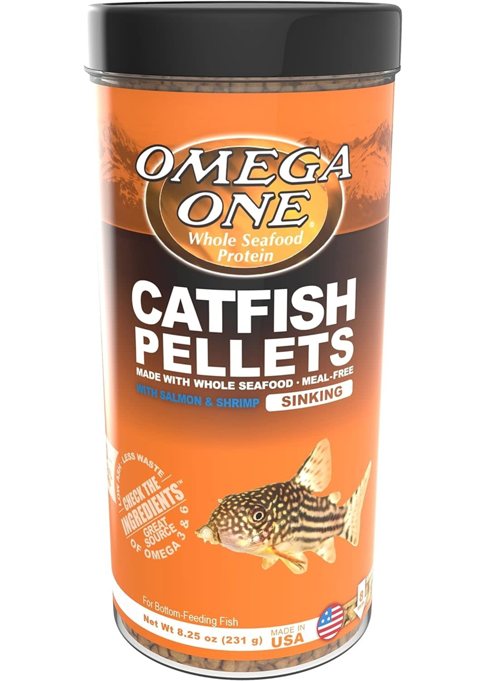 Omega One Aquatics CATFISH PELLETS 8.25 OZ