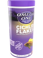 Omega One Aquatics CICHLID FLAKE 2.2OZ