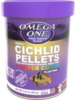 Omega One Aquatics CICHLID PELLETS S 3.5 OZ