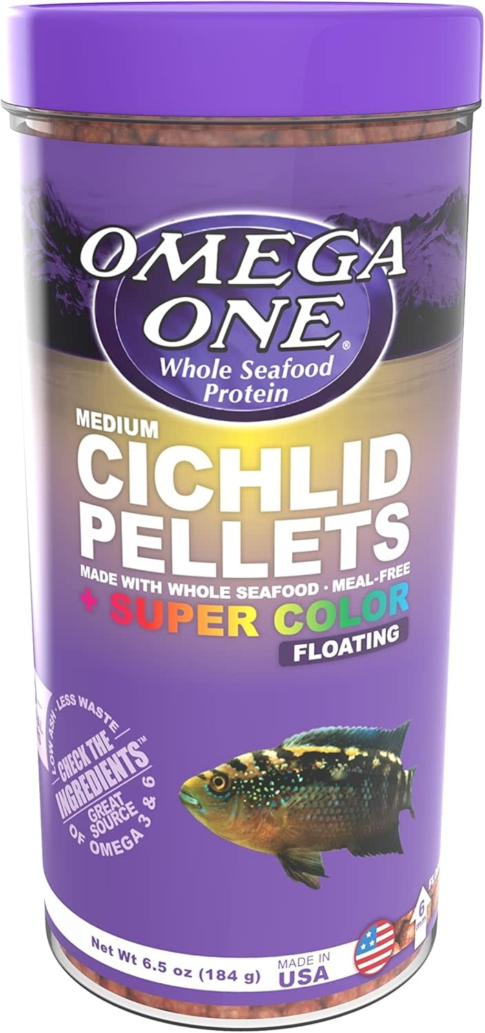 CICHLID PELLETS M 6.5 OZ