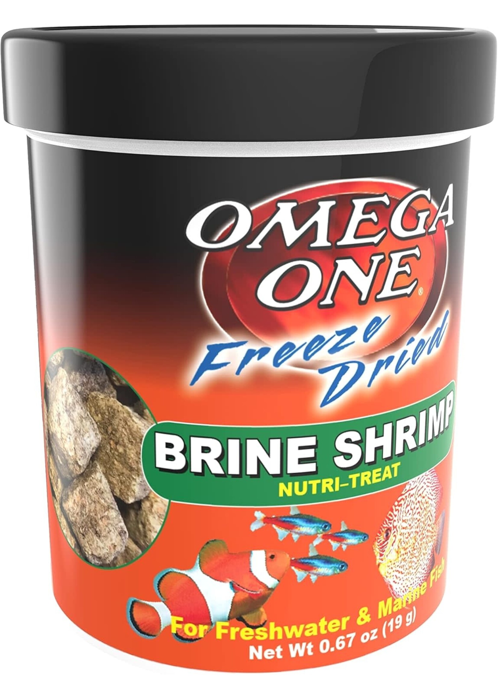 Omega One Aquatics FD BRINE SHRIMP .67 OZ