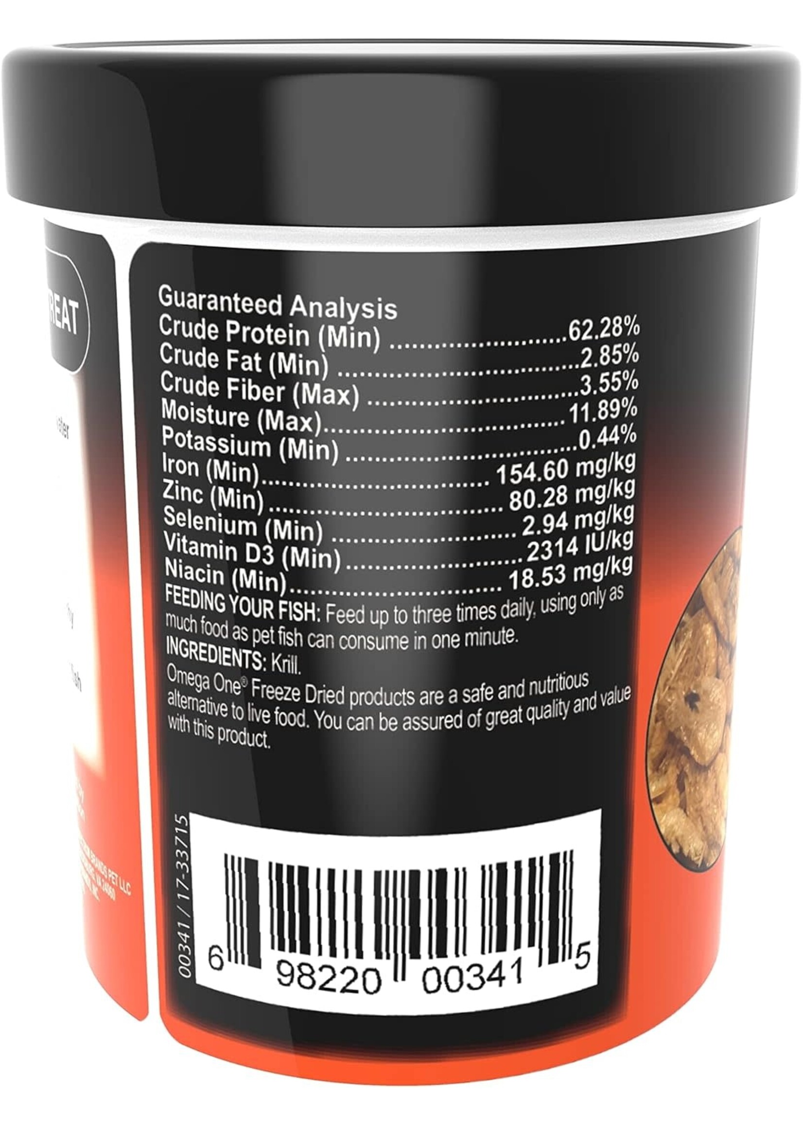 Omega One Aquatics FD KRILL 0.74 OZ