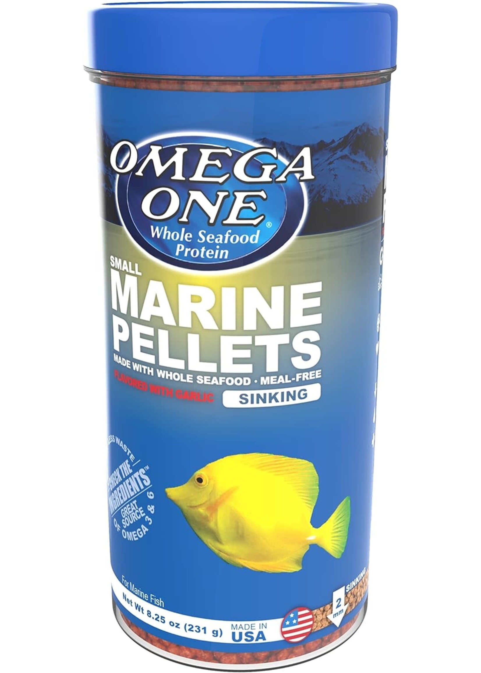 Omega One Aquatics GARLIC MARINE PELLET S 8.25