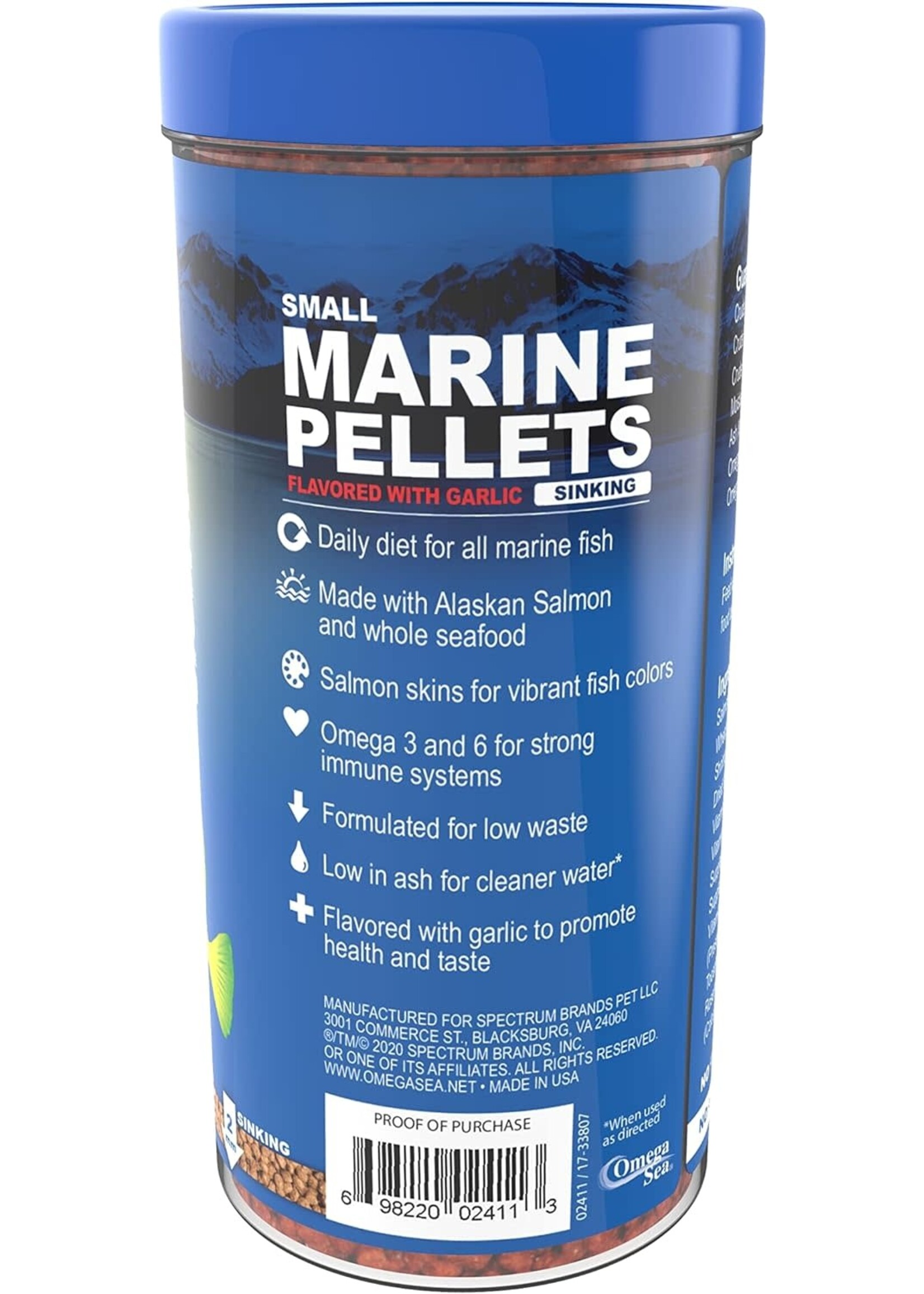 Omega Sea LTD GARLIC MARINE PELLET S 8.25