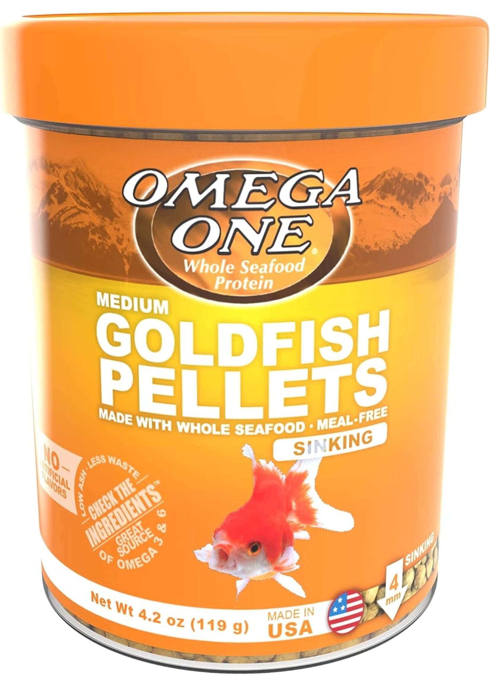 Omega Sea LTD GOLDFISH PELLET M 4.2 OZ