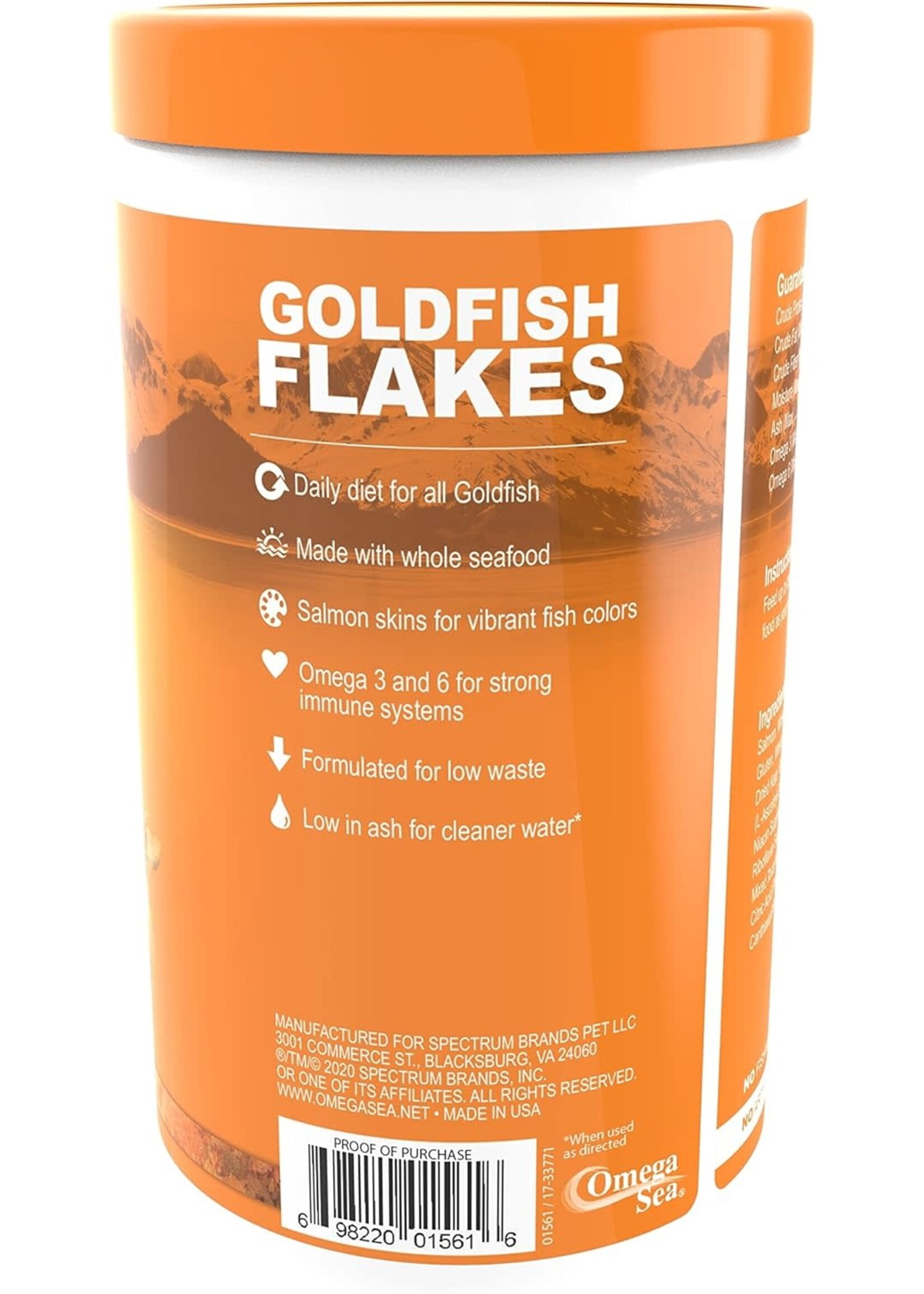 Omega One Aquatics GOLDFISH FLAKE 5.3 OZ
