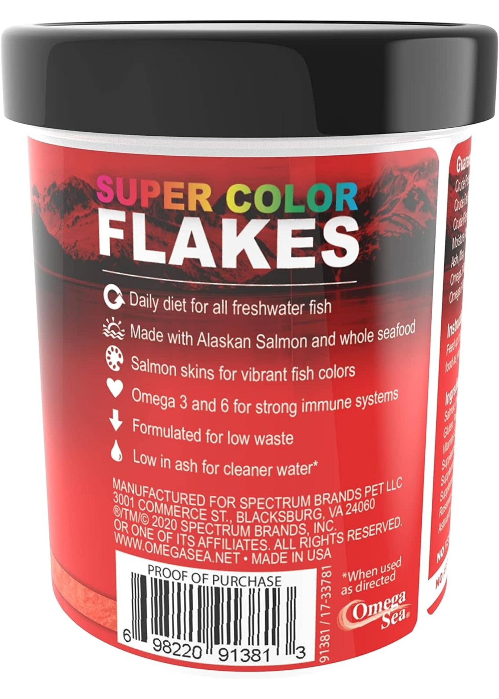 Omega One Aquatics SUPER COLOR FLAKES 1 OZ