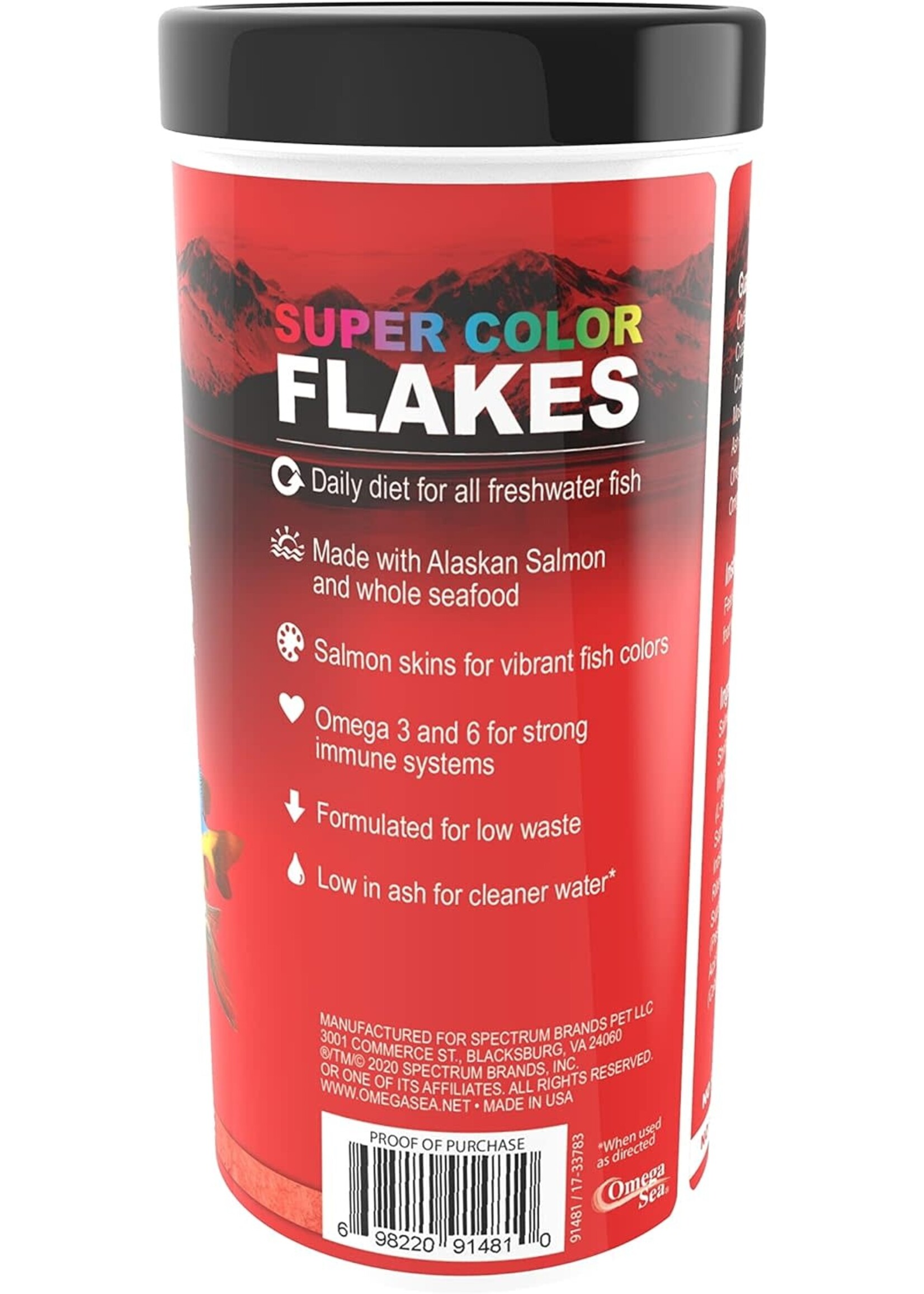 Omega One Aquatics SUPER COLOR FLAKES 2.2 OZ