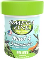 Omega One Aquatics NEWT & SALAMANDER PELLET 1.2 OZ