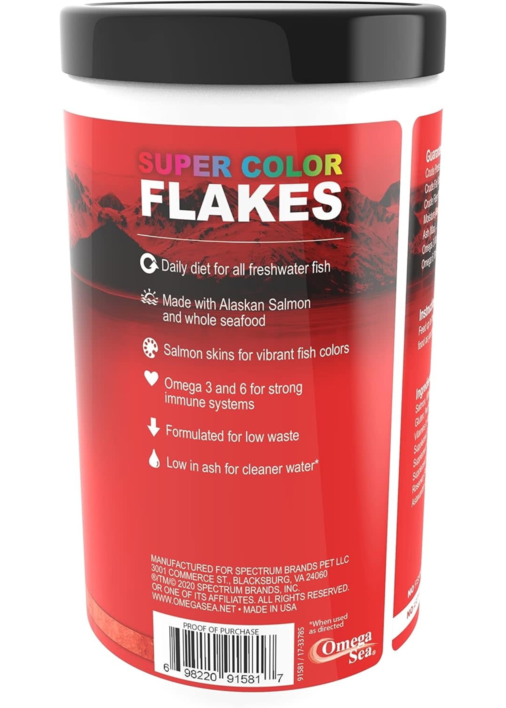 Omega One Aquatics SUPER COLOR FLAKES 5.3 OZ