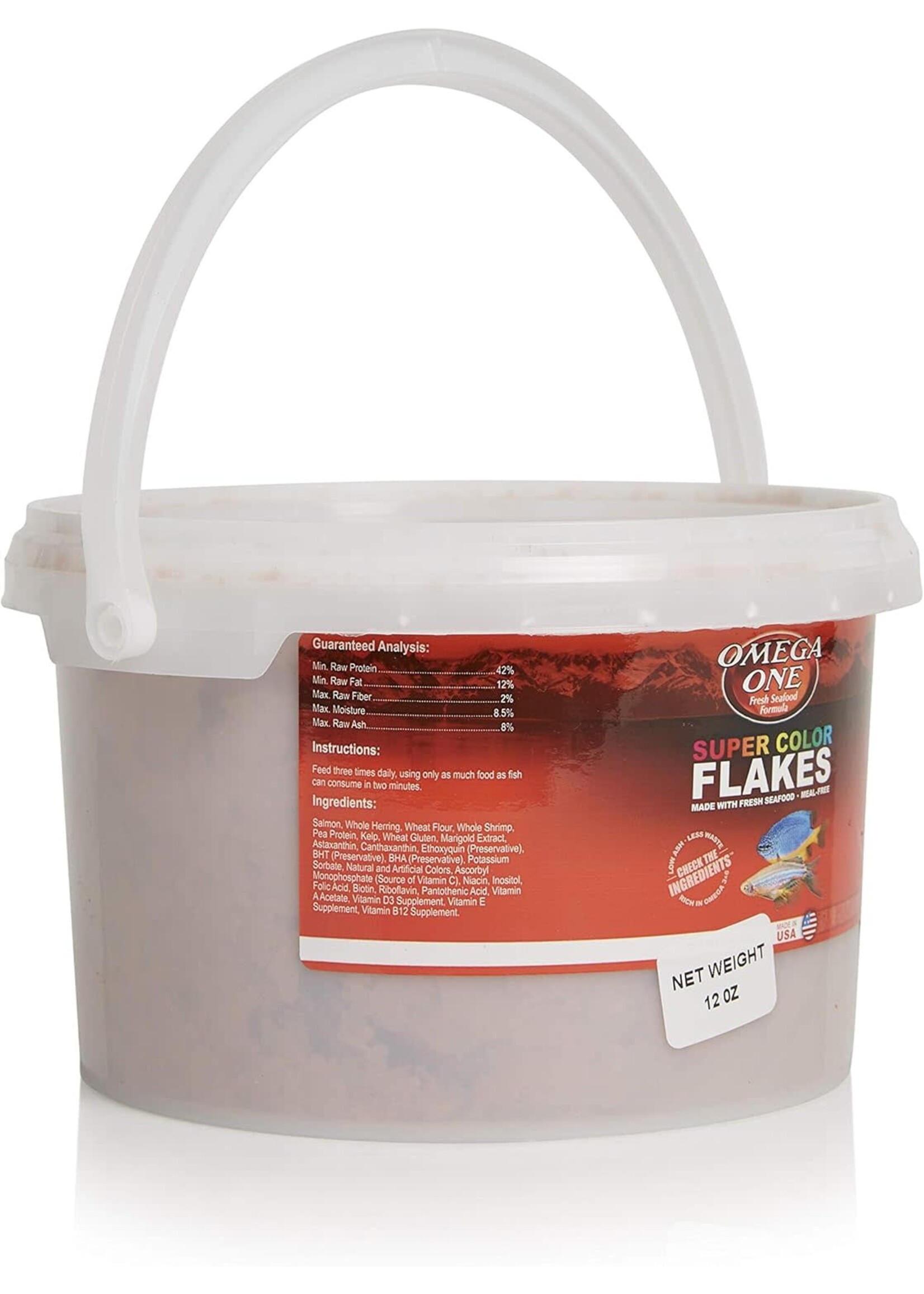 Omega One Aquatics SUPER COLOR FLAKE 12OZ