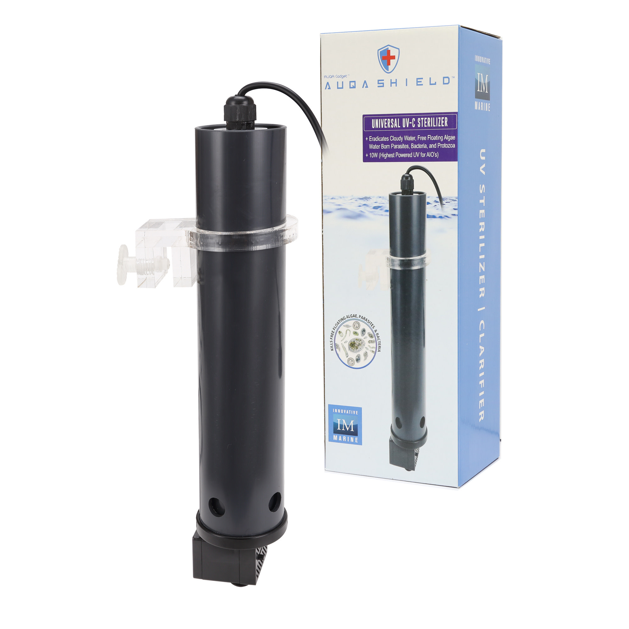 IM AQUASHIELD UV CLARIFIER 10 W UNIVERSAL - The Hidden Reef, Inc