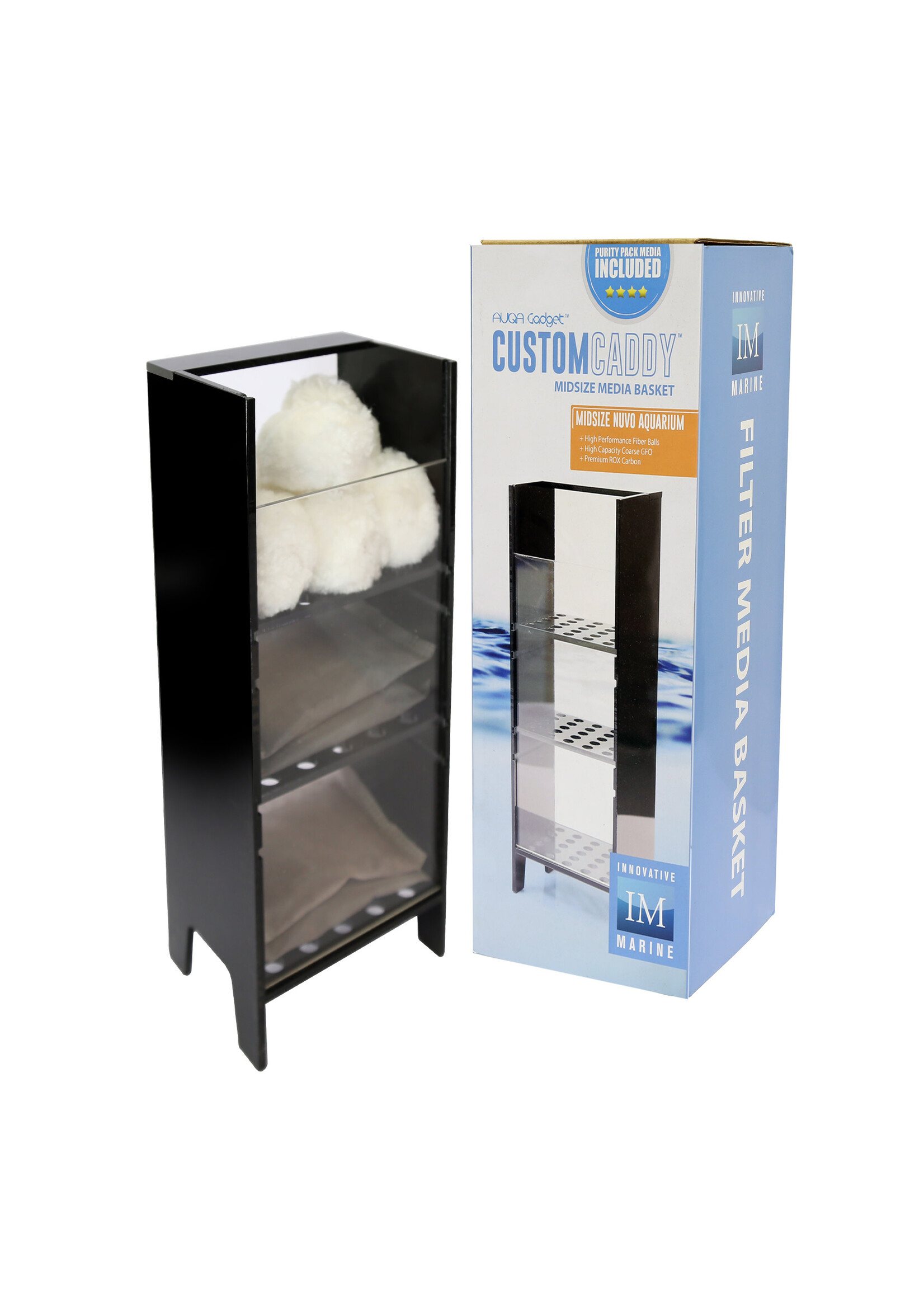 Innovative Marine CUSTOM CADDY CUSTOMIZABLE FILTER MEDIA BASKET W/ MEDIA MIDSIZE