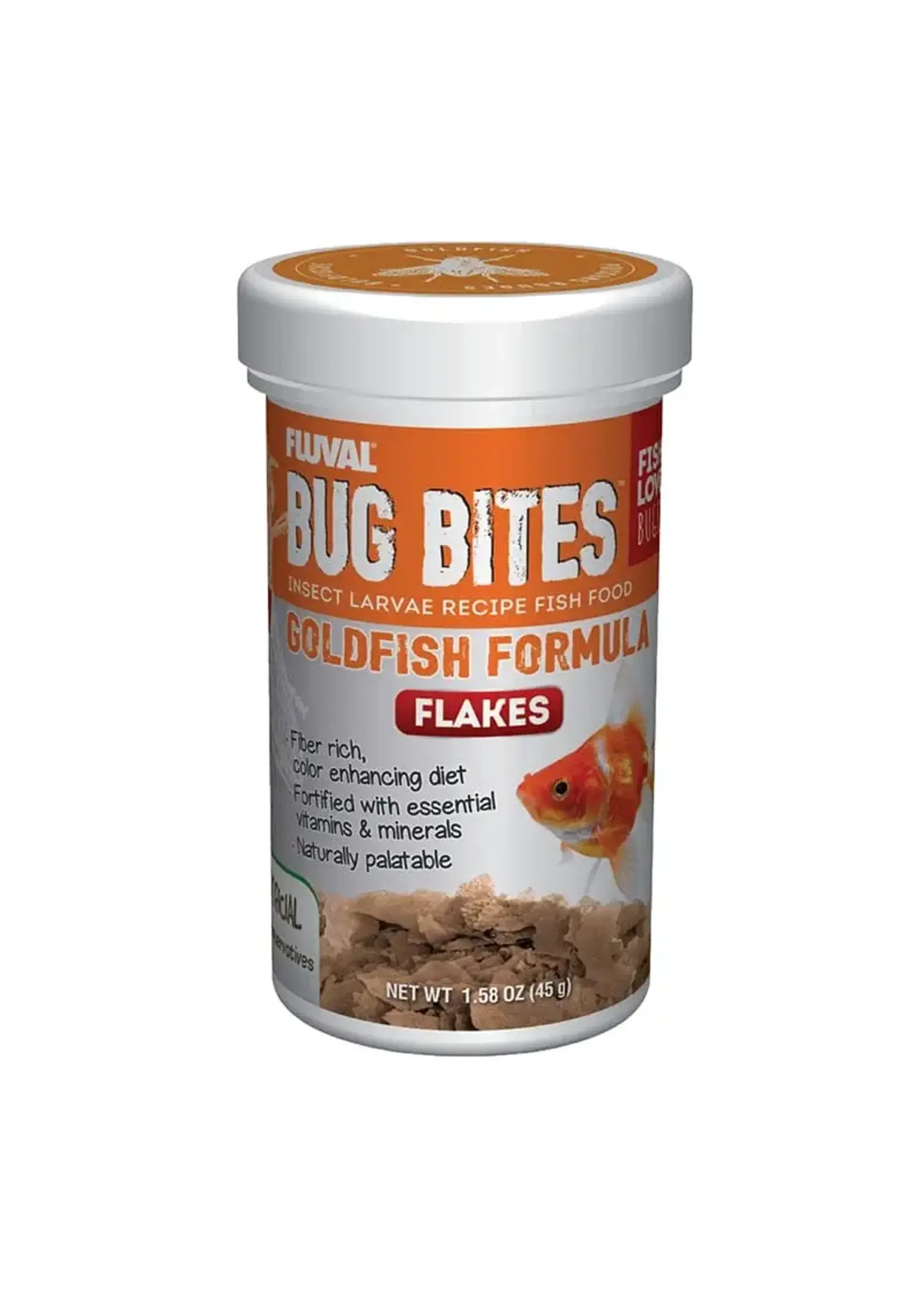 Fluval BUG BITES GOLDFISH FLAKES 1.58 OZ