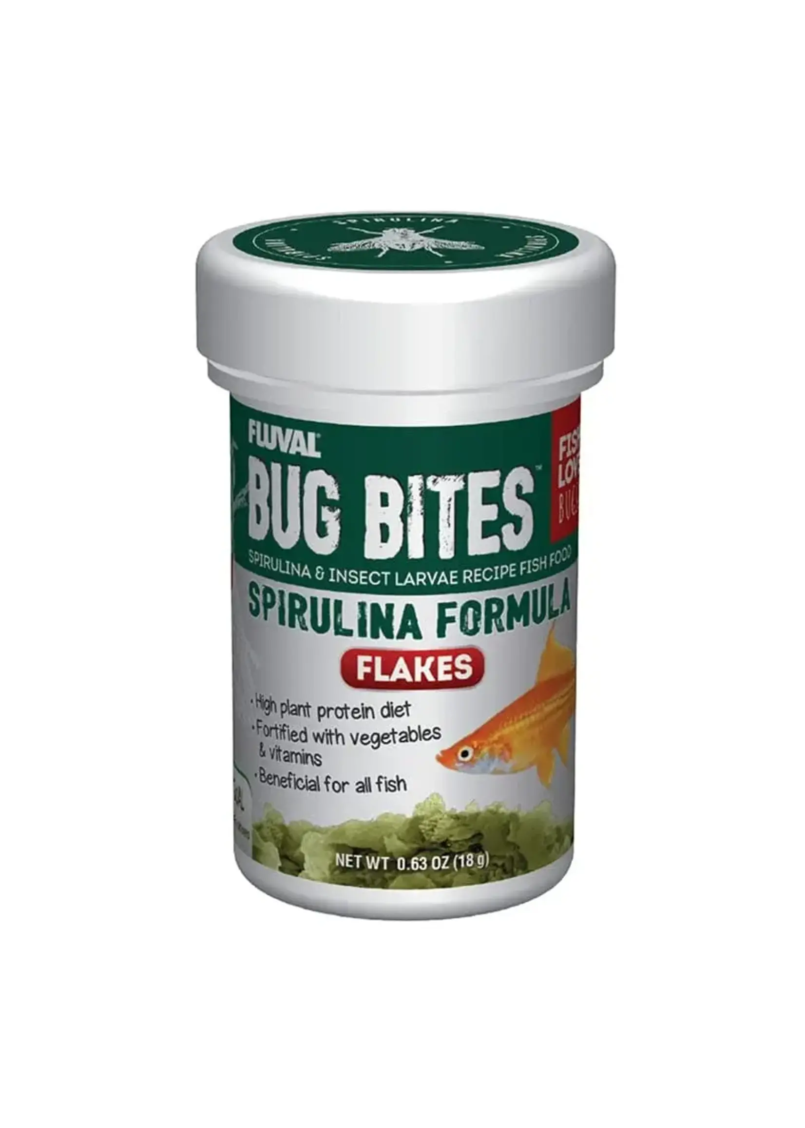 Fluval BUG BITES SPIRULINA FLAKES 0.63 OZ