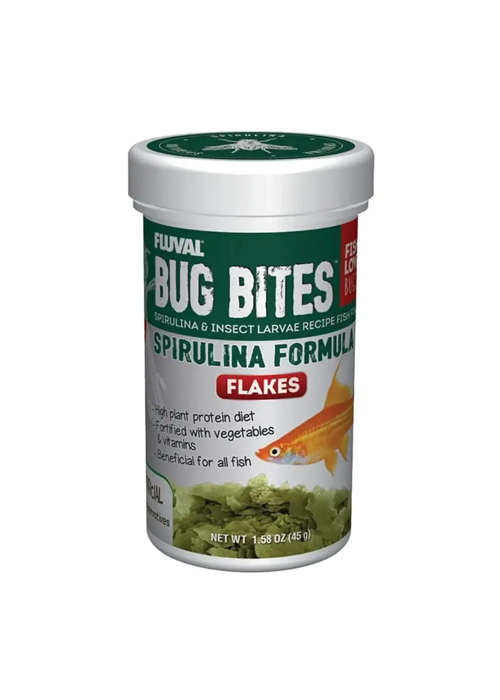 Fluval BUG BITES SPIRULINA FLAKES 1.58 OZ