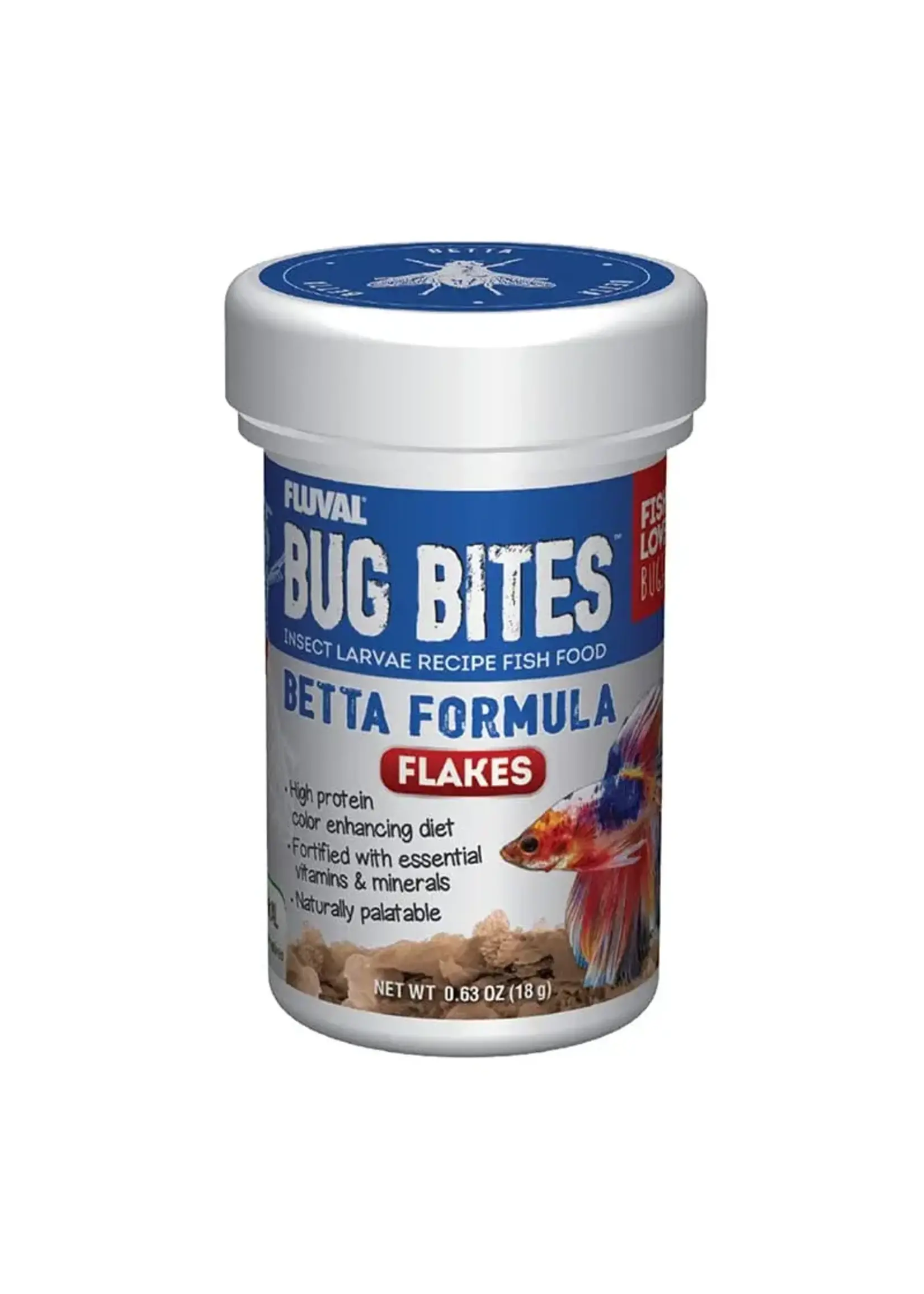 Fluval BUG BITES BETTA COLOR ENHANCER 0.63 OZ