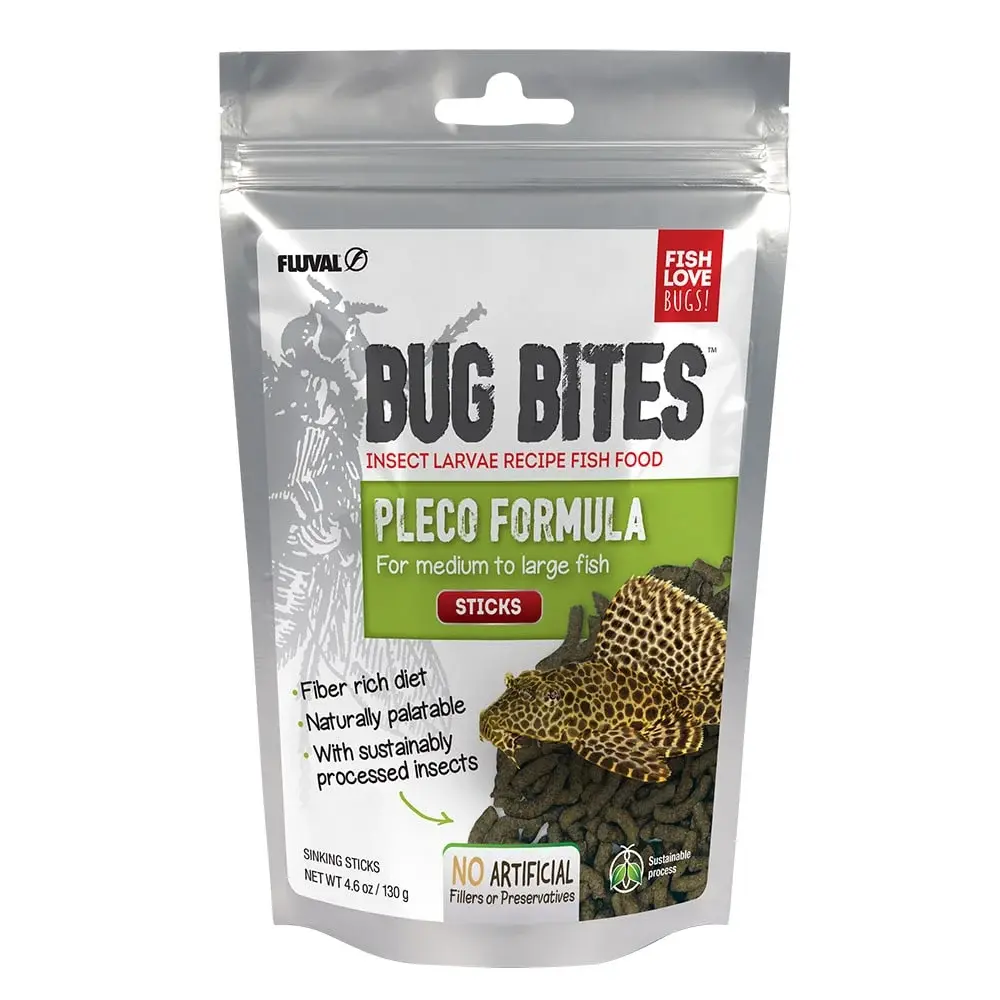 BUG BITES BOTTOM FEEDER STICKS PLECO 4.6 OZ