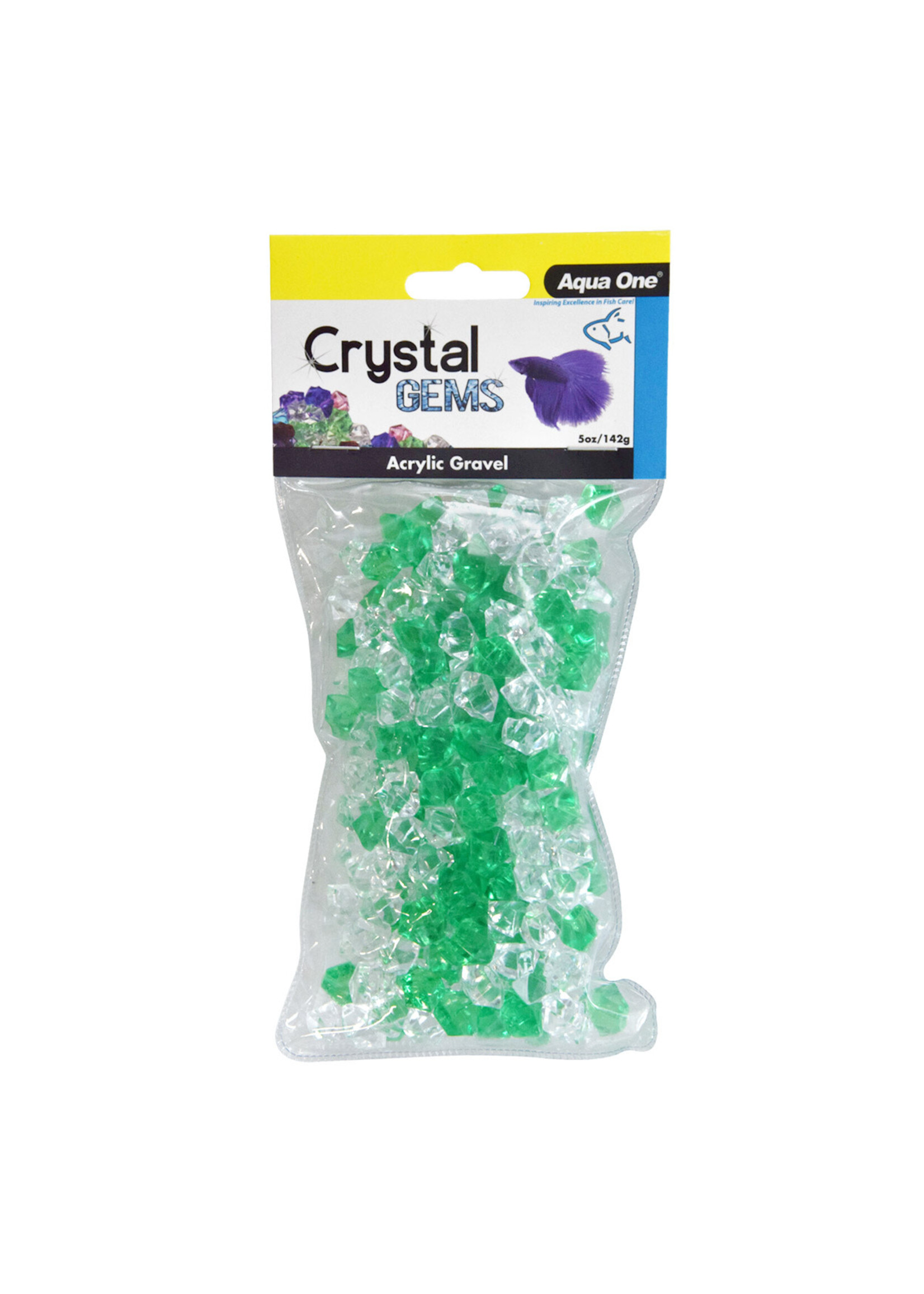 Aqua One CRYSTAL GEM ACRYLIC GRAVEL LUCKY CHARM 5 OZ