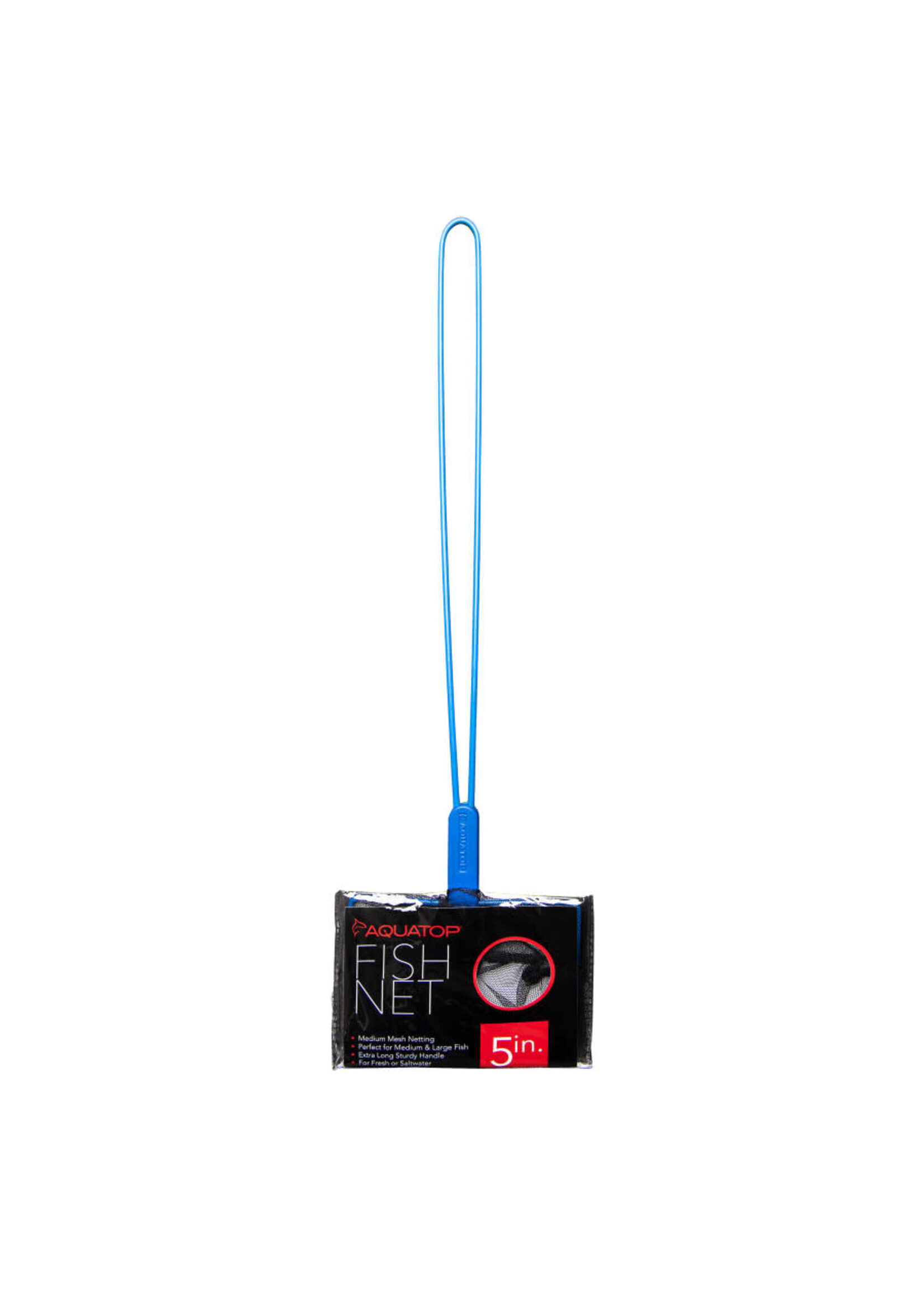 Aquatop FISH NET M MESH LONG HANDLE 5"