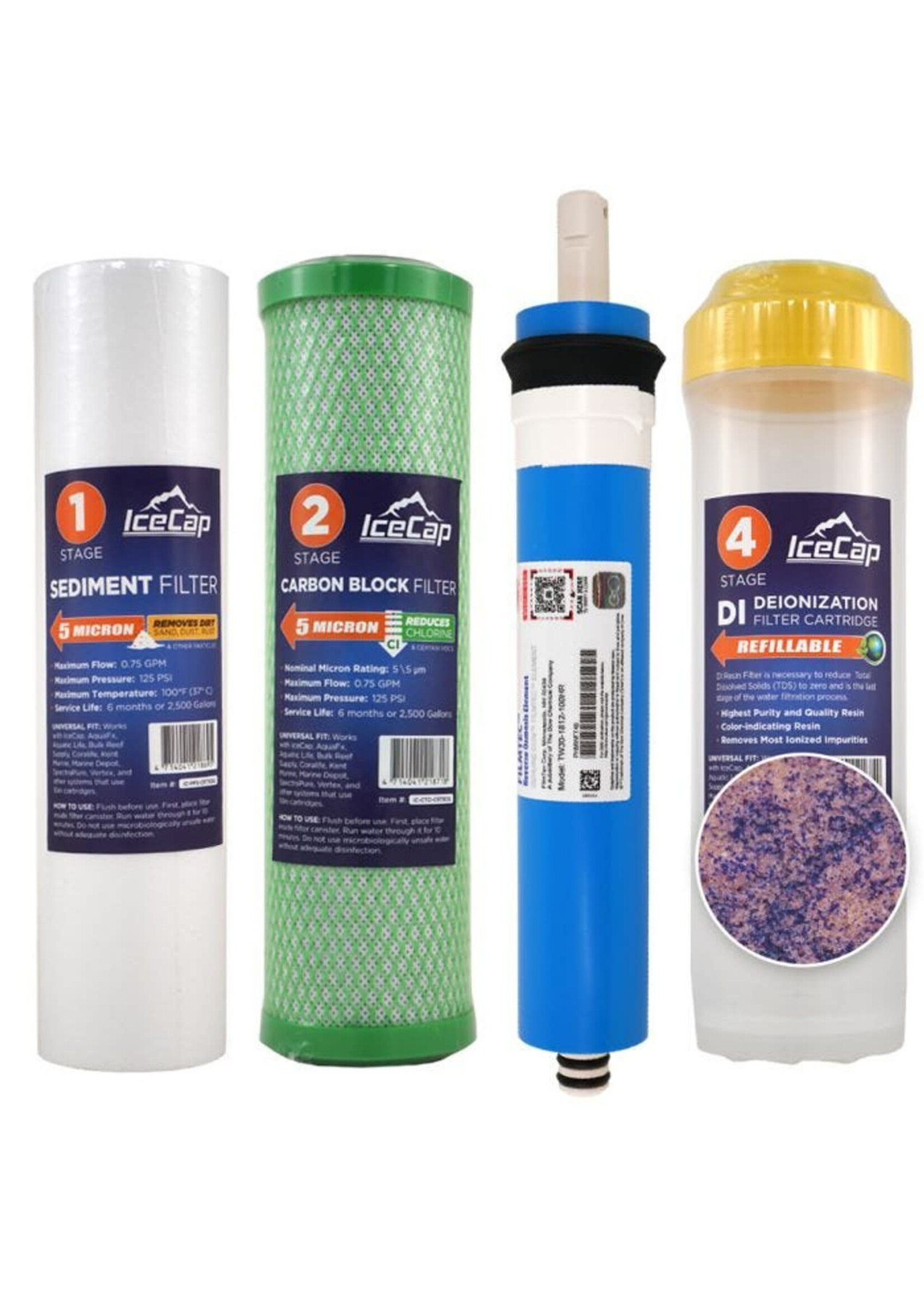 IceCap 4 STAGE RODI 100 GPD