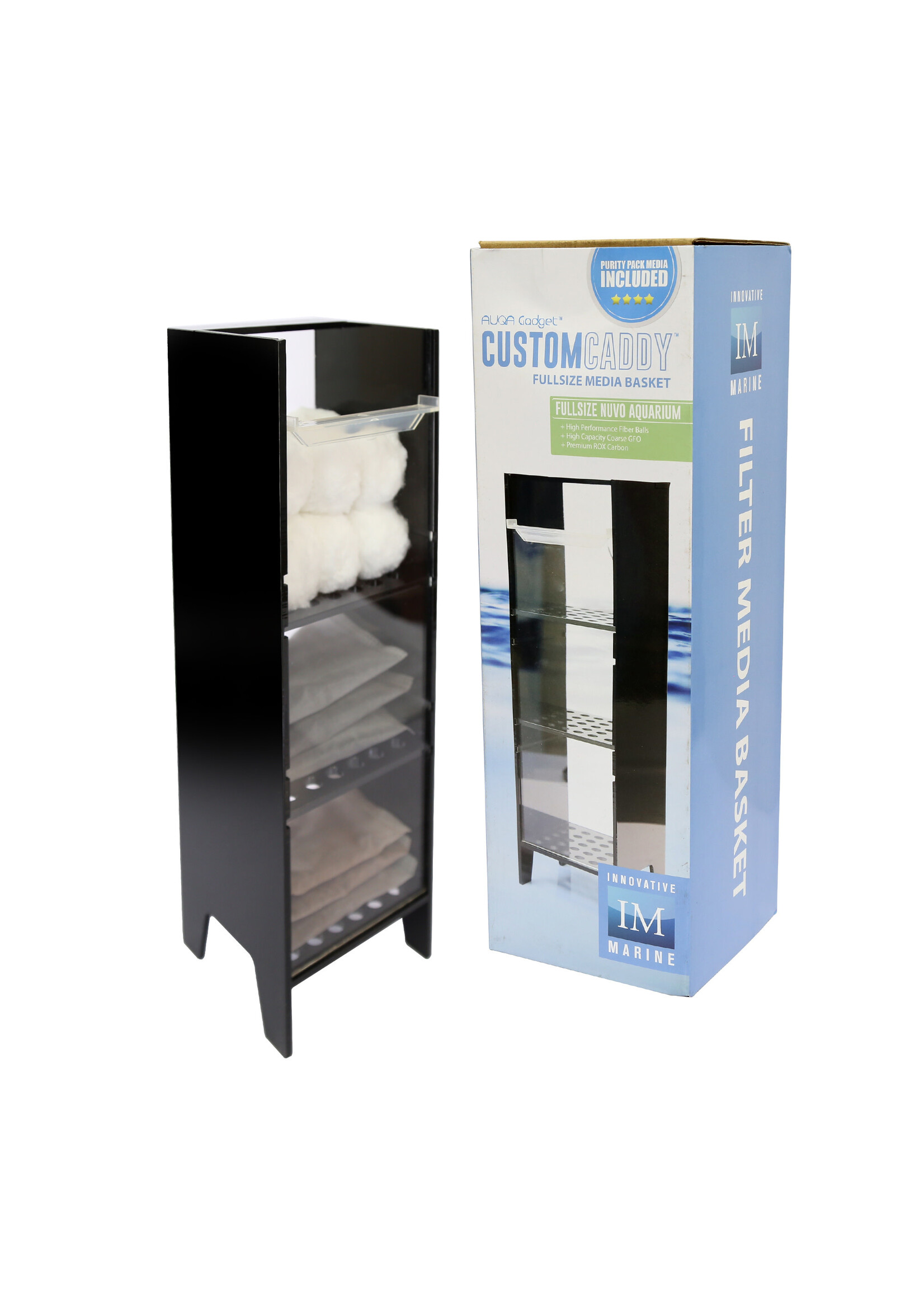 Innovative Marine CUSTOM CADDY CUSTOMIZABLE FILTER MEDIA BASKET W/ MEDIA FULLSIZE