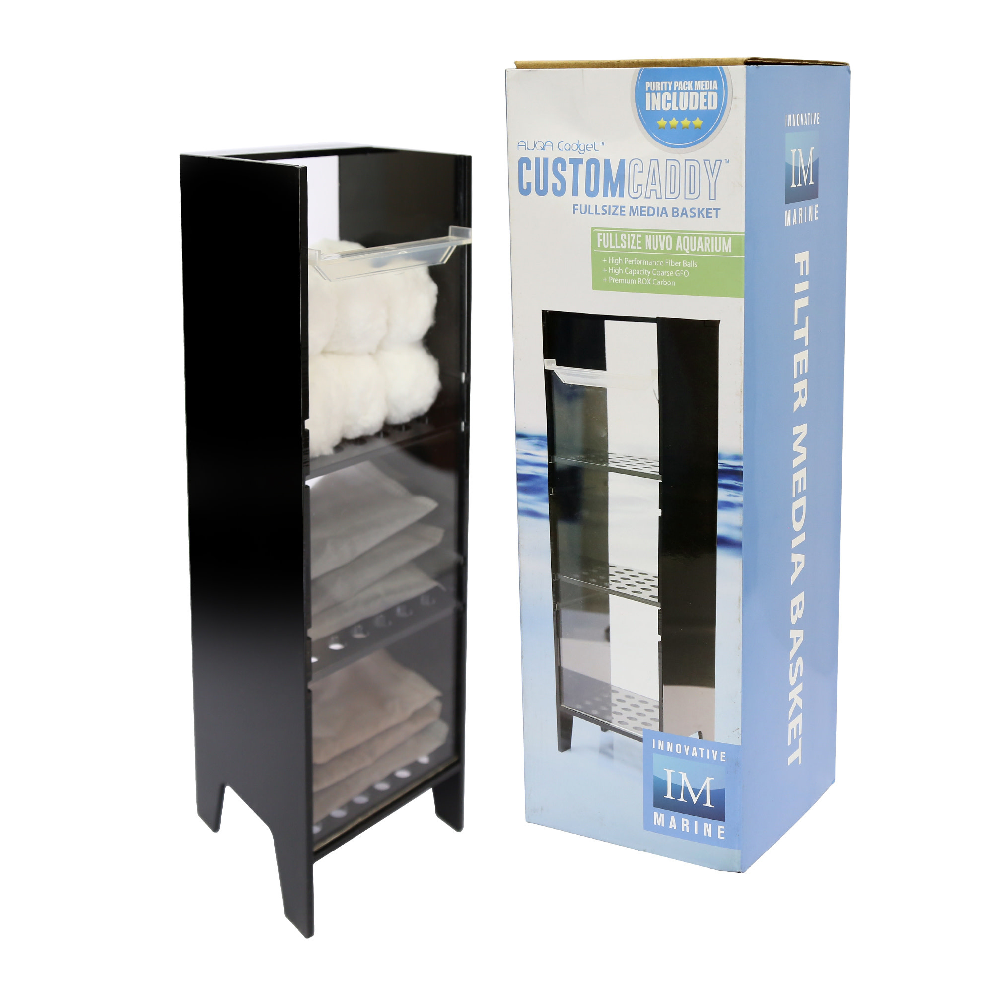 CUSTOM CADDY CUSTOMIZABLE FILTER MEDIA BASKET W/ MEDIA FULLSIZE