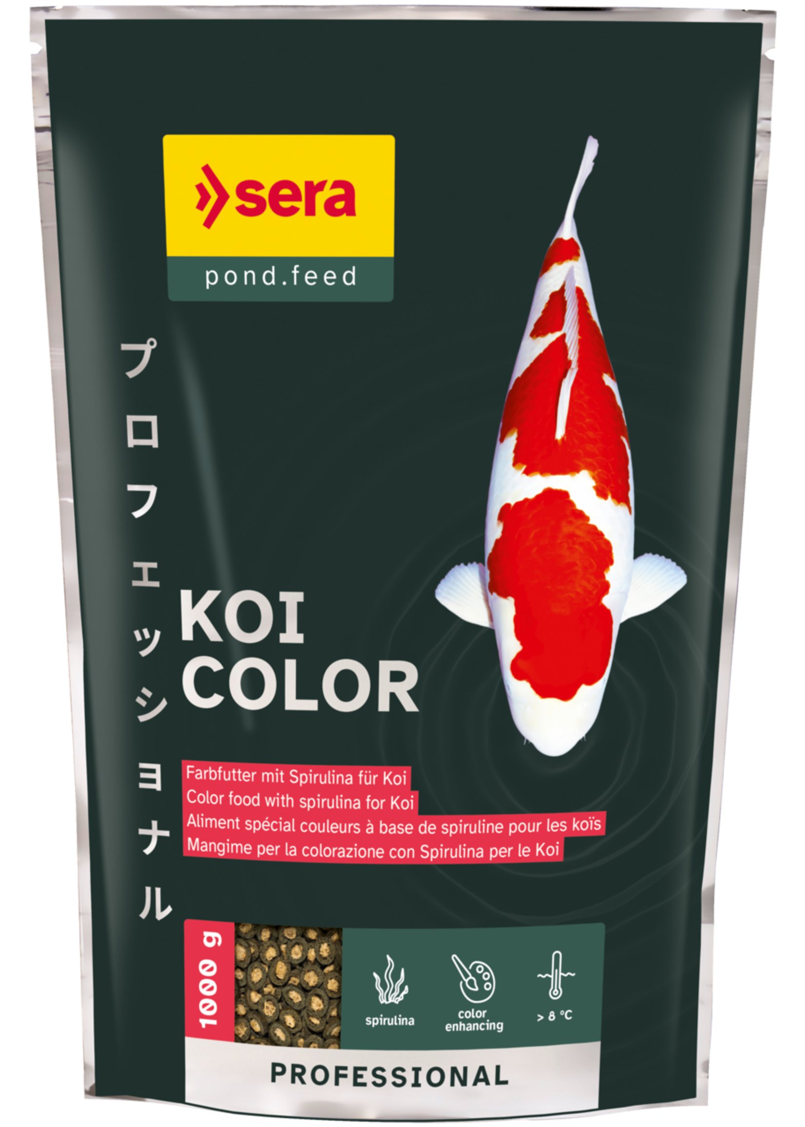 Sera KOI PROFFESIONAL SPIRULINA COLOR 1000 G
